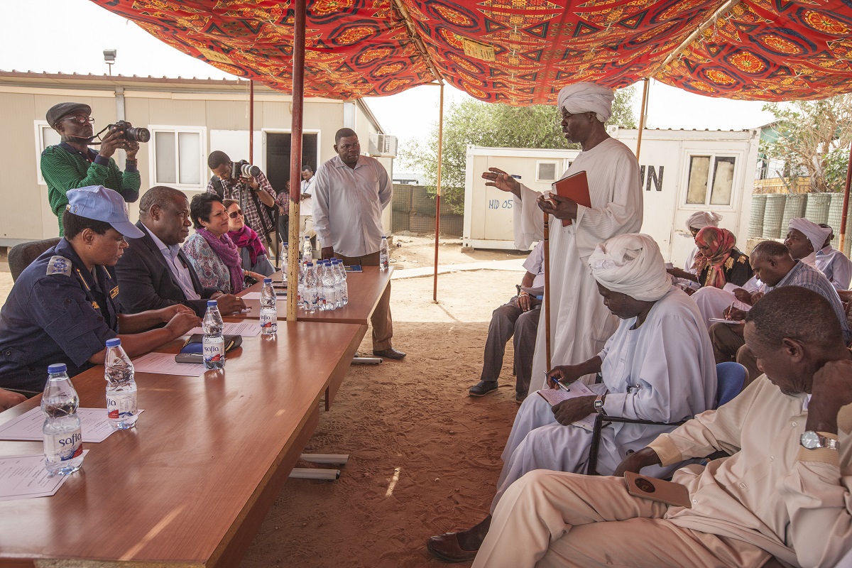 Unamid Joint Special Representative Briefs Idp Leaders In North Darfur On Mission