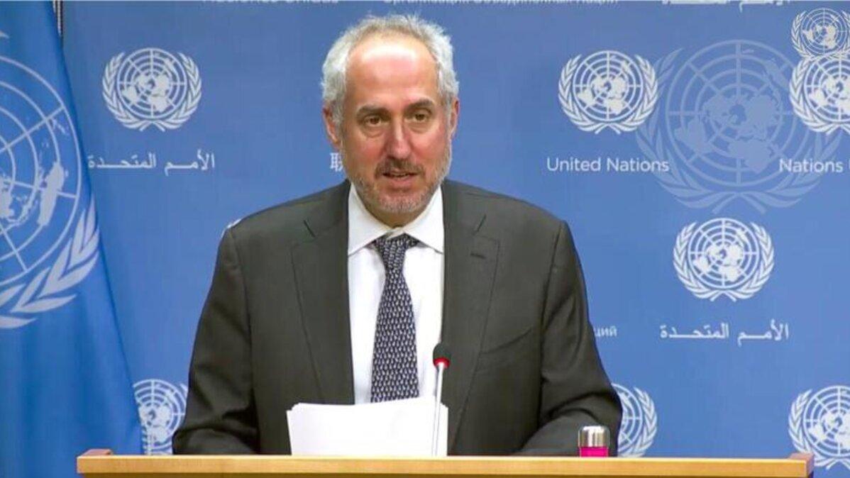 UN spokesperson's Stéphane Dujarric