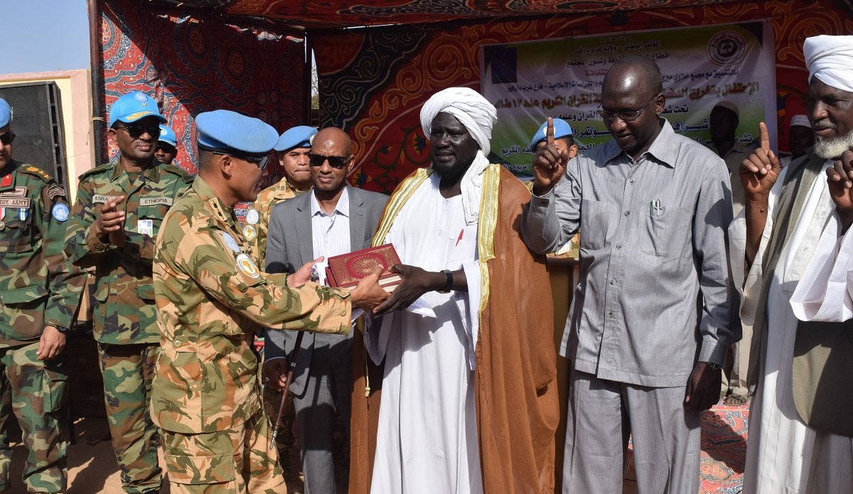 UNAMID hands over building and education materials in West Darfur UNAMID UNAMID hands over building and education materials in West Darfur UNAMID
