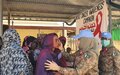 Pakistan Female Peacekeepers: Spreading Pink Ribbons in Blue Helmets as part of Breast Cancer Awareness Month 