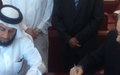 رئيس اليوناميد المٌكلف يلتقي بنائب رئيس الوزراء القطري