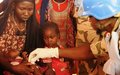 UNAMID peacekeepers provide medical support to displaced community