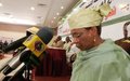 رئيسة اليوناميد بالإنابة تتحدث في افتتاح مجلس سلطة دارفور الإقليمية 