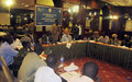 UNAMID engages Darfur peace partners on a DDPD workshop 